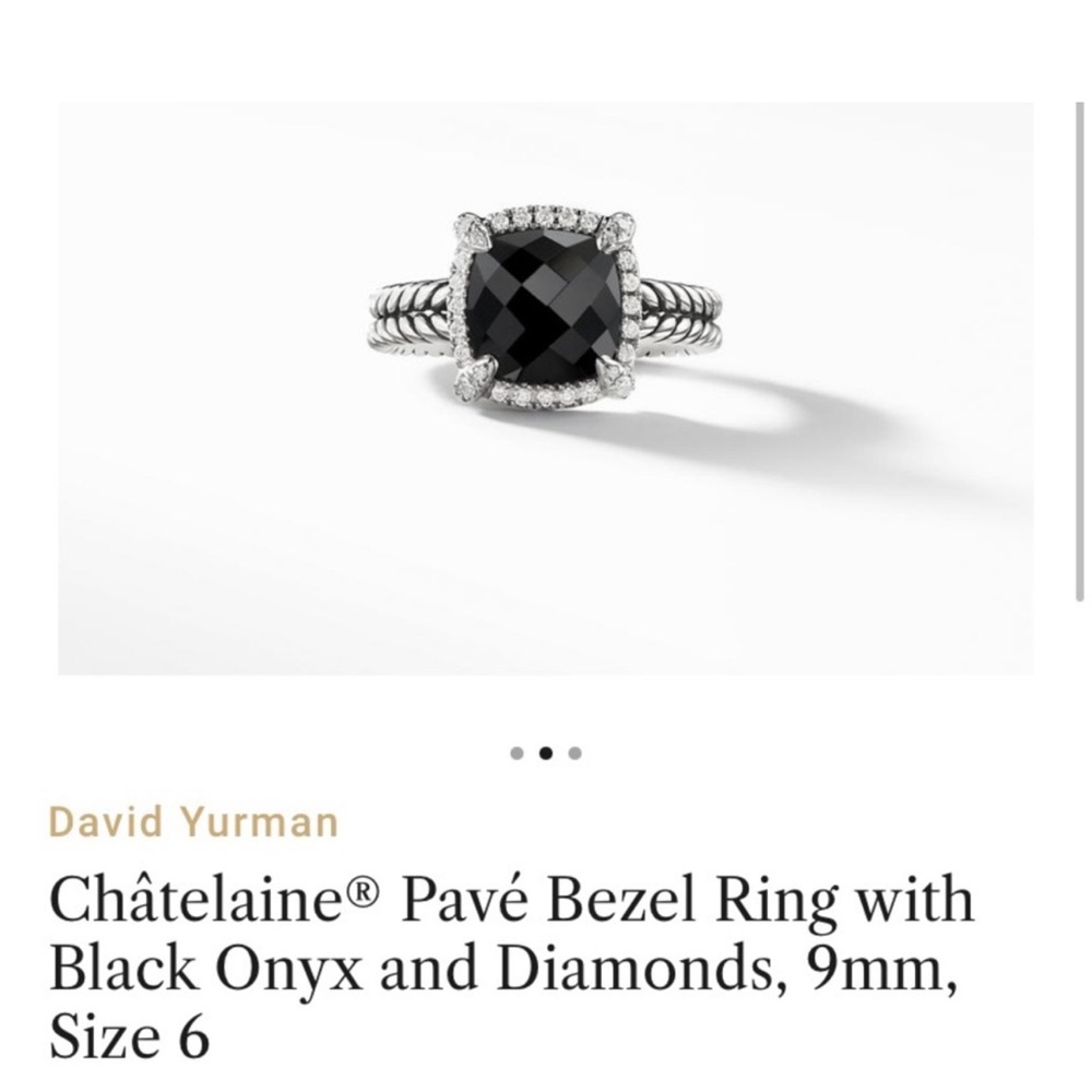 David Yurman Chatelaine Pave Bezel Ring